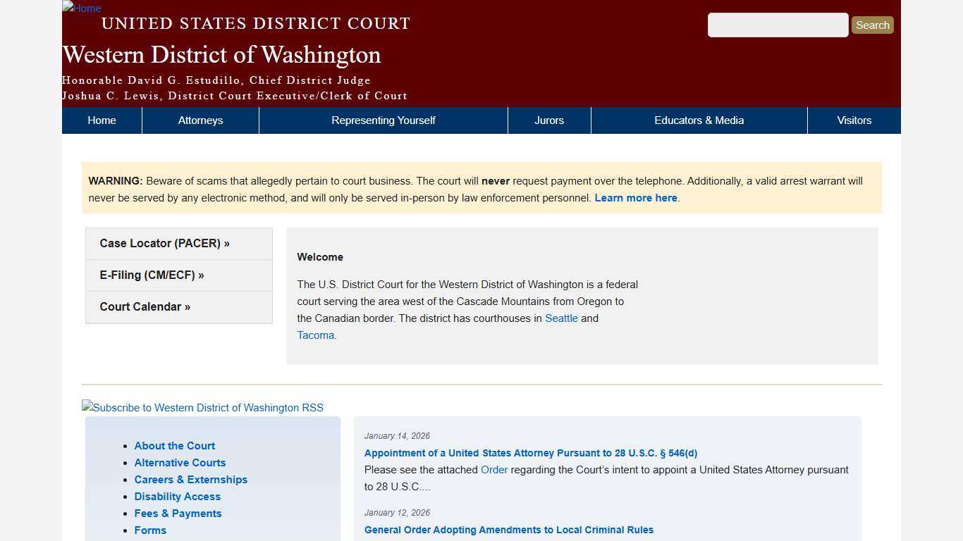 Western District of Washington | United States District Court