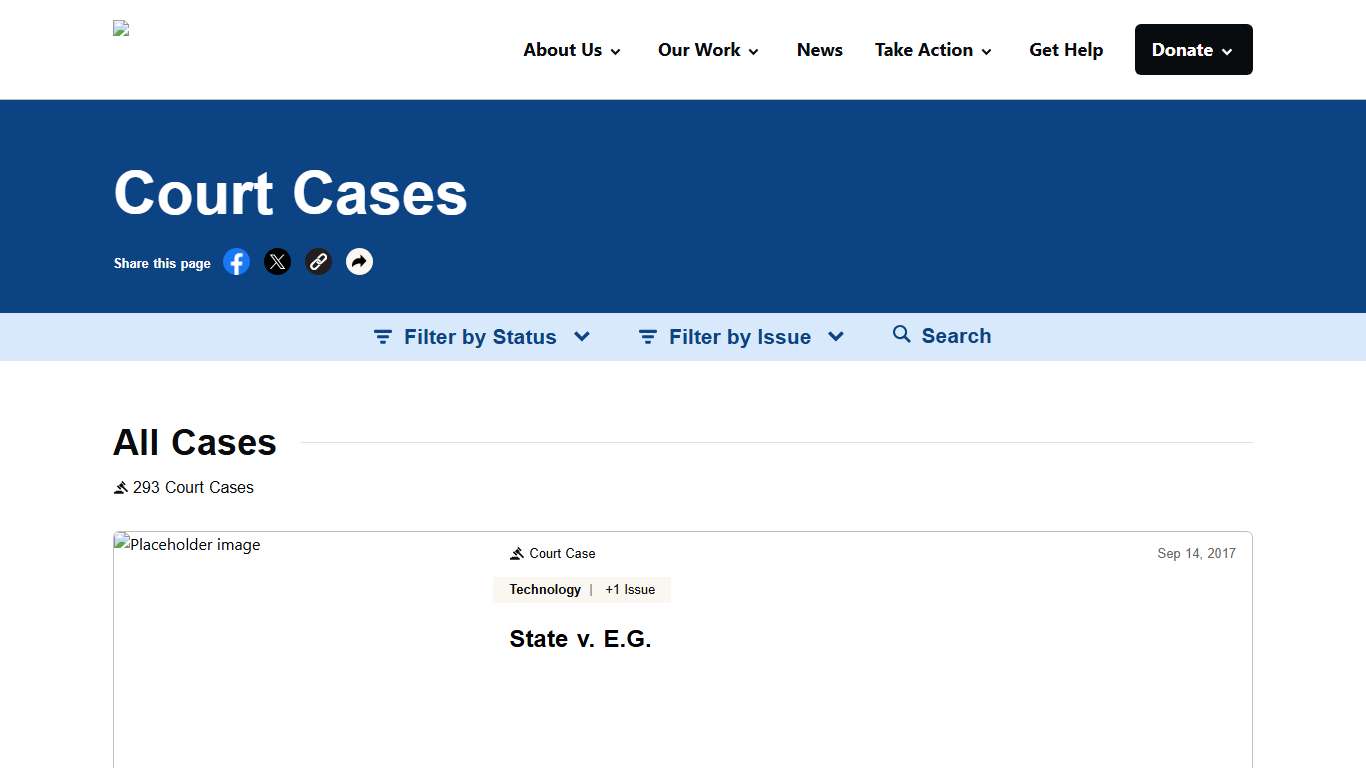 Cases - Page 21 of 33 - ACLU of Washington